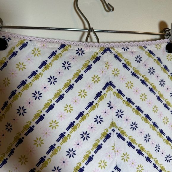 Vintage Y2K Fossil Women's Skirt mini with side slit men women print 6 cotton - Picture 6 of 11